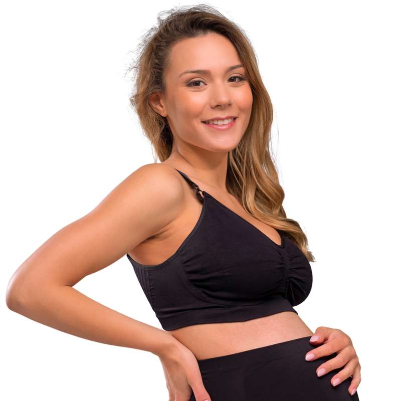 Carriwell New Mum Carri-Gel Nursing Bra Seamless - black  - Image 12