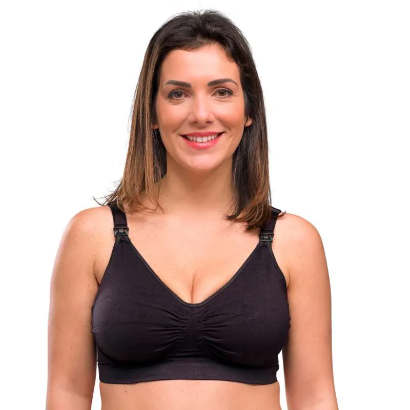 Carriwell New Mum Carri-Gel Nursing Bra Seamless - black  - Image 14