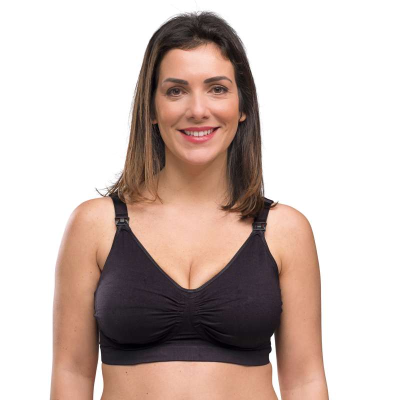 Carriwell New Mum Carri-Gel Nursing Bra Seamless - black  - Image 6