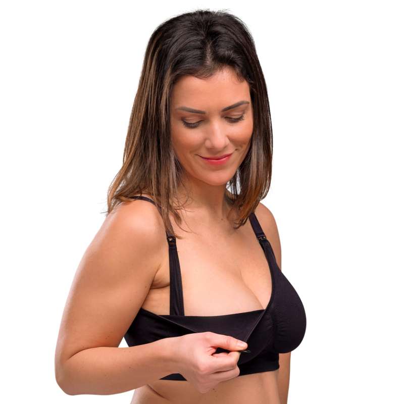 Carriwell New Mum Nursing Bra Seamless - black  - Image 10