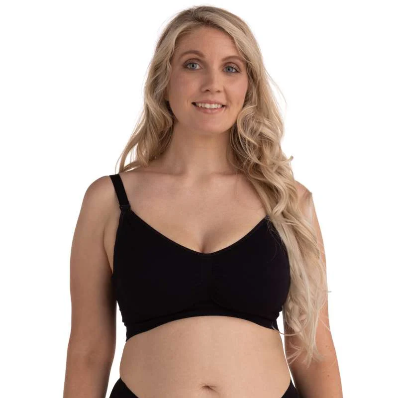 Carriwell New Mum Nursing Bra Seamless - black  - Image 4