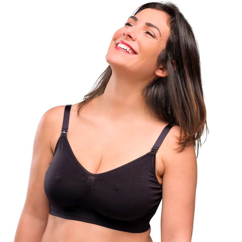 Carriwell New Mum Nursing Bra Seamless - black  - Image 7