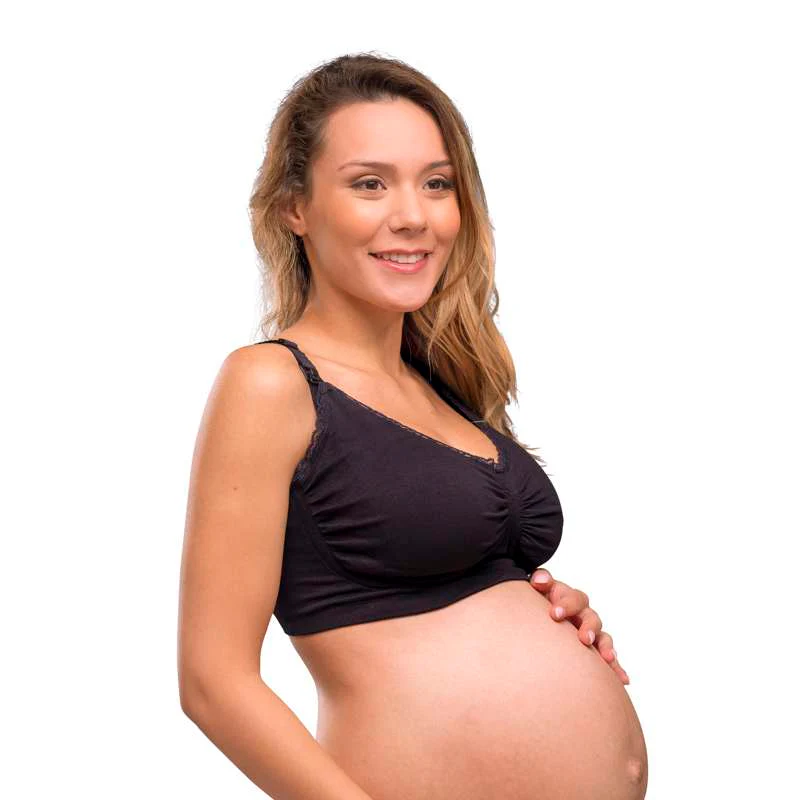 Carriwell New Mum Padded Carri-Gel nursing bra - black  - Image 14