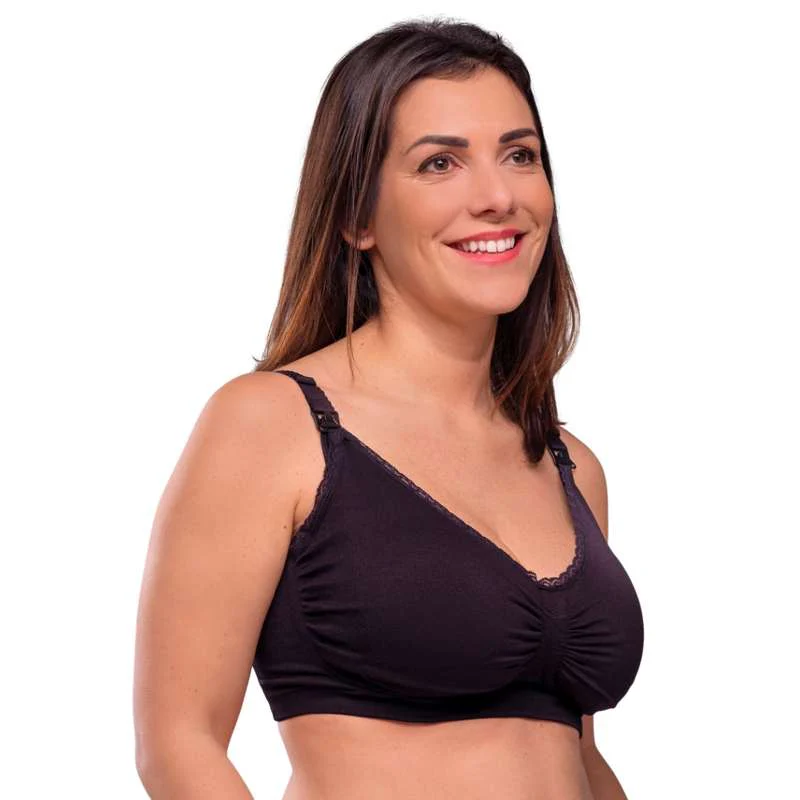 Carriwell New Mum Padded Carri-Gel nursing bra - black  - Image 3