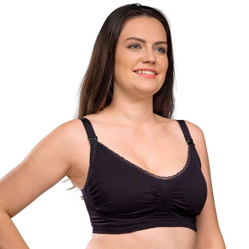 Carriwell New Mum Padded Carri-Gel nursing bra - black  - Image 5