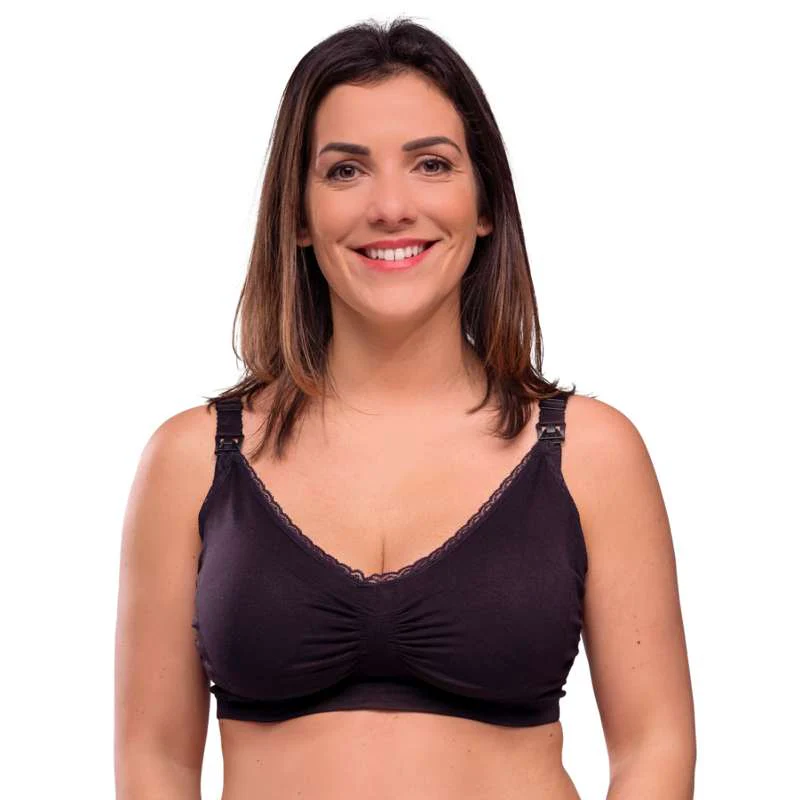 Carriwell New Mum Padded Carri-Gel nursing bra - black  - Image 6