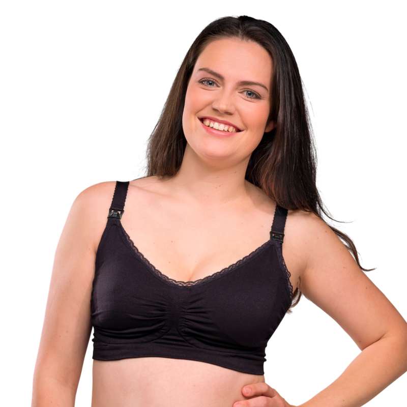 Carriwell New Mum Padded Carri-Gel nursing bra - black  - Image 7