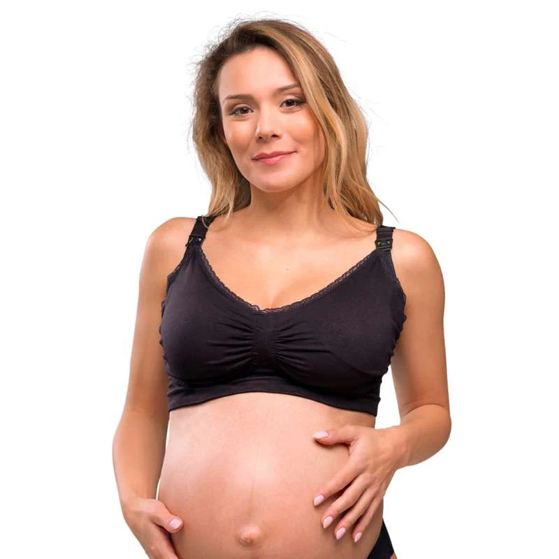 Carriwell New Mum Padded Carri-Gel nursing bra - black  - Image 8