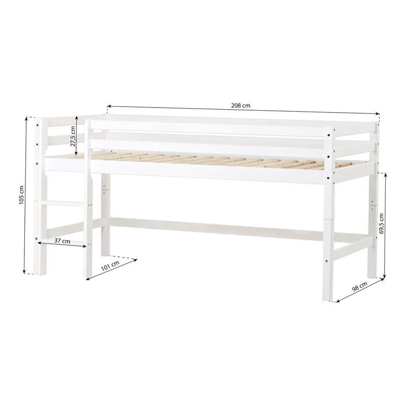 Hoppekids ECO Dream - My Color Mid sleeper bed - 90x200 cm. - Dream Blue  - Image 8