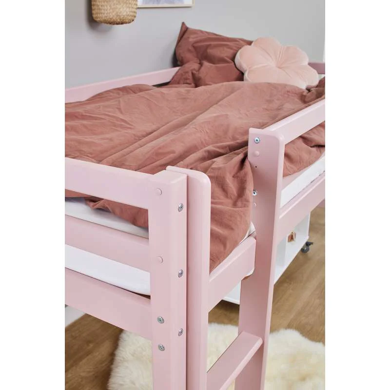 Hoppekids ECO Dream - My Color Mid sleeper bed - 90x200 cm. - Pale Rose  - Image 3