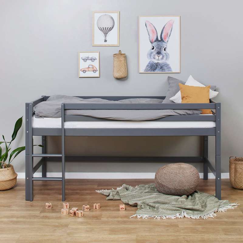Hoppekids ECO Dream - My Color Mid sleeper bed - 90x200 cm. - Smoked Pearl  - Image 5