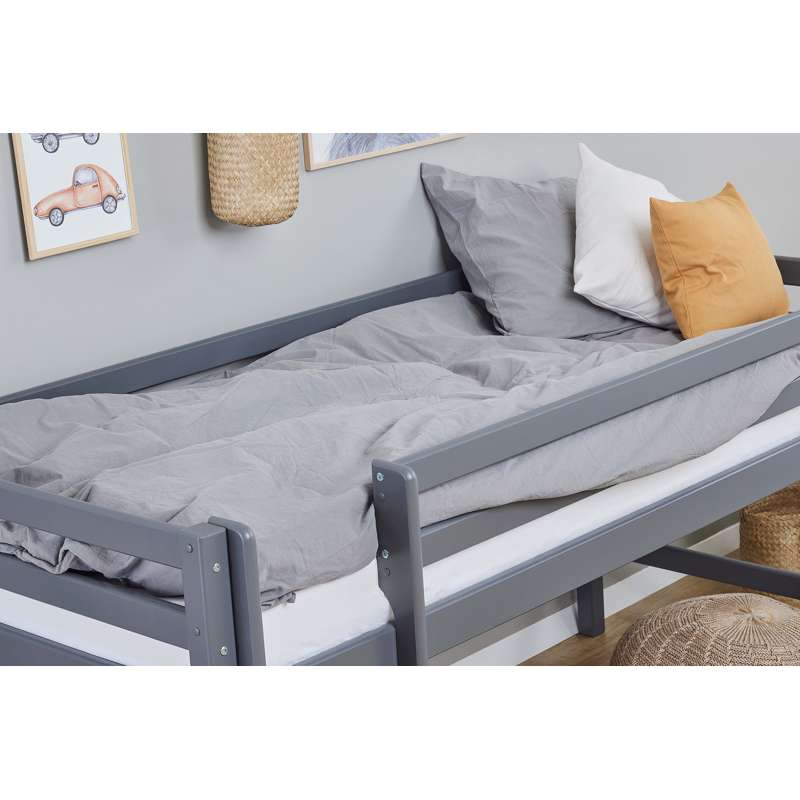 Hoppekids ECO Dream - My Color Mid sleeper bed - 90x200 cm. - Smoked Pearl  - Image 7