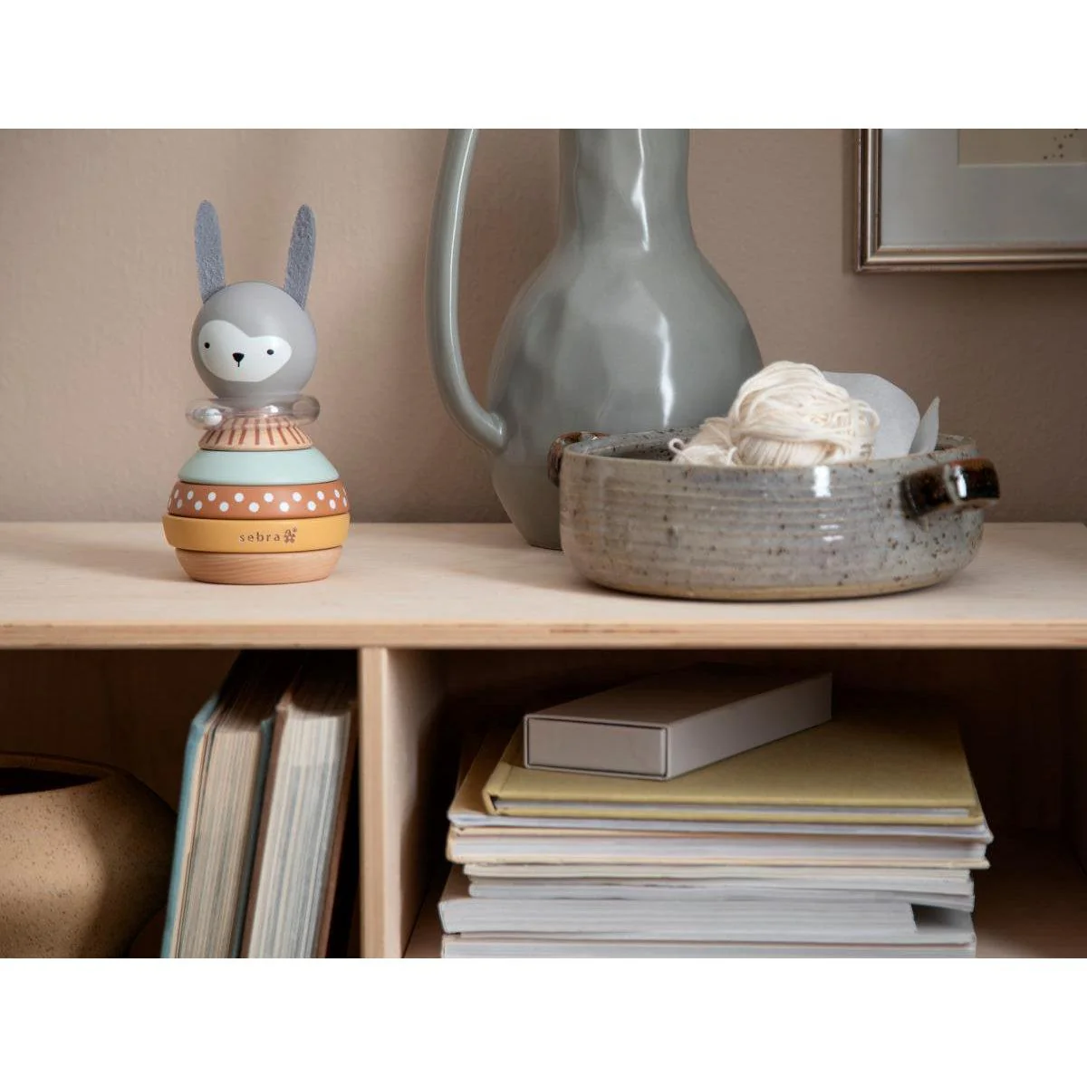 Sebra Stacking toy stackable rabbit - Woodland  - Image 3