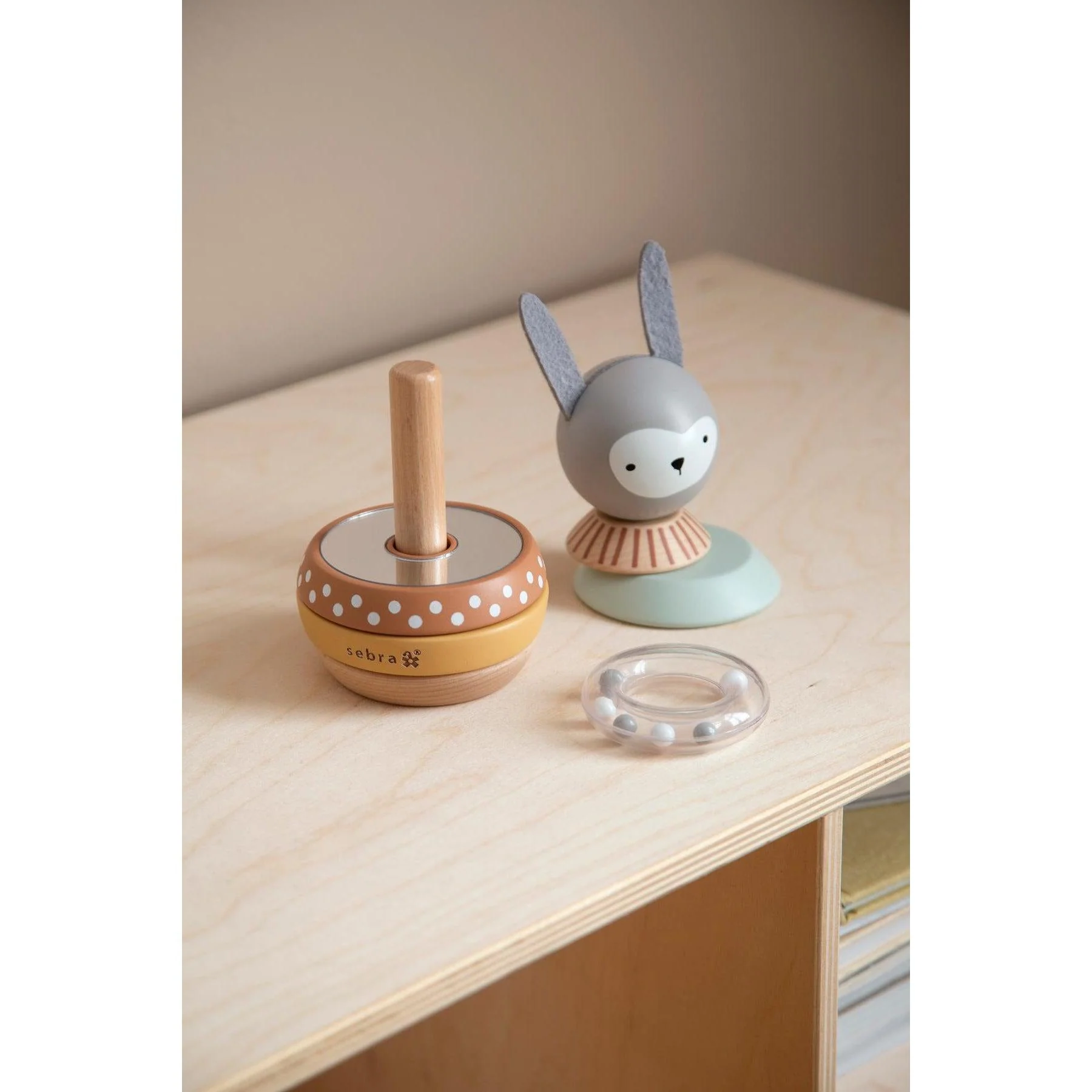Sebra Stacking toy stackable rabbit - Woodland  - Image 4