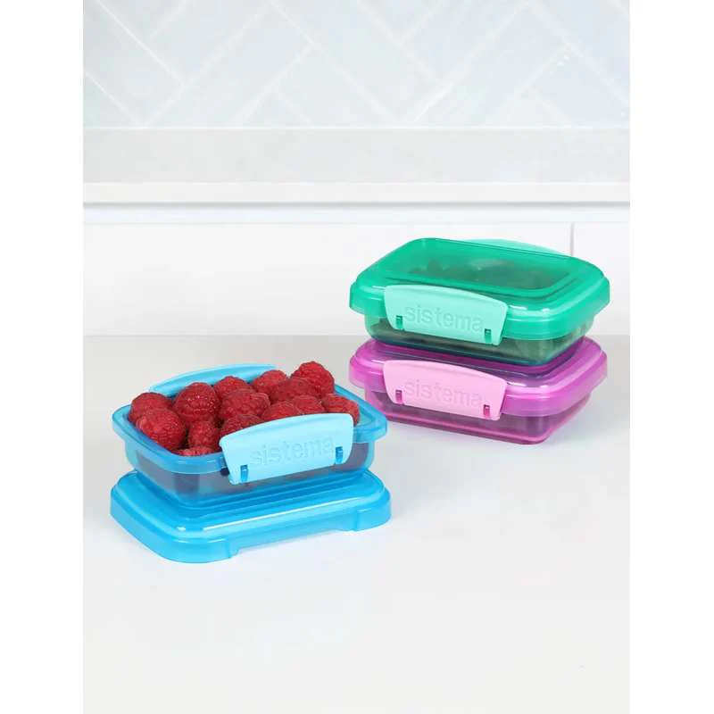 Sistema Snack box - Lunch Packs - 3-Pack - 200ml - Assorted Colors  - Image 3