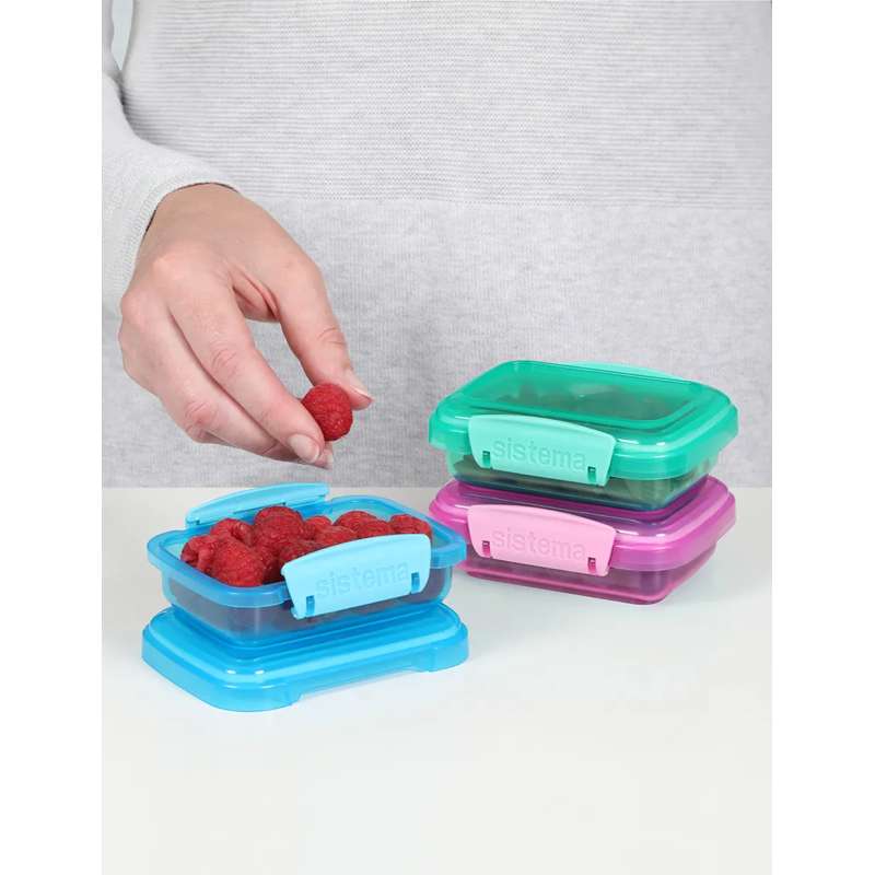 Sistema Snack box - Lunch Packs - 3-Pack - 200ml - Assorted Colors  - Image 4