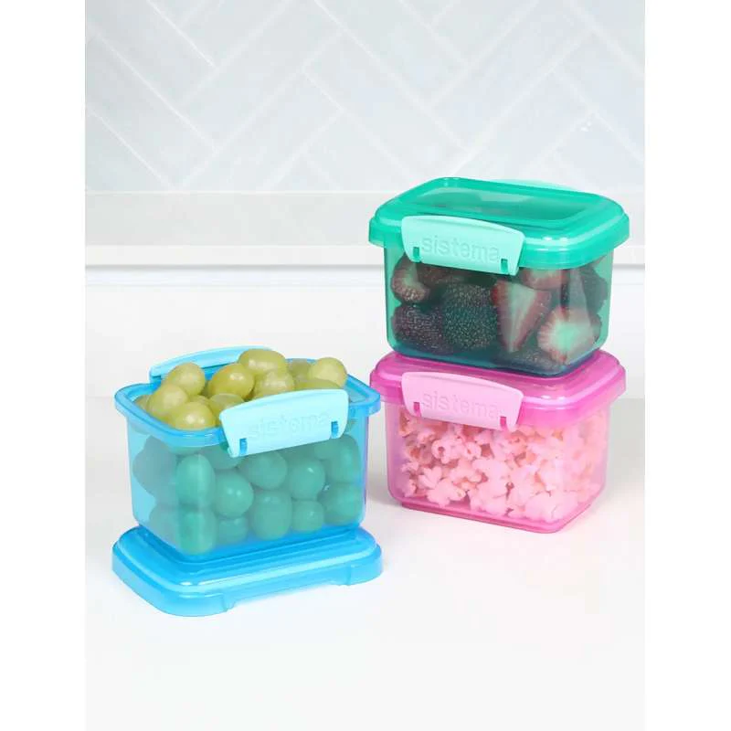 Sistema Snack box - Lunch Packs - 3-Pack - 400ml - Assorted Colors  - Image 4