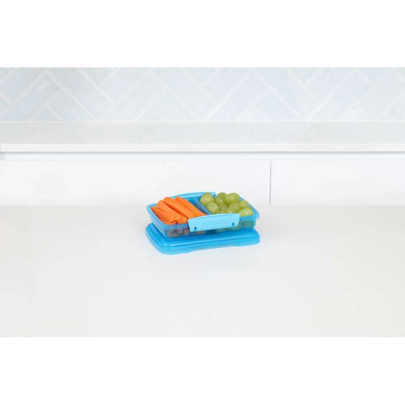 Sistema Snack box - Small Split - 350ml - Blue  - Image 4