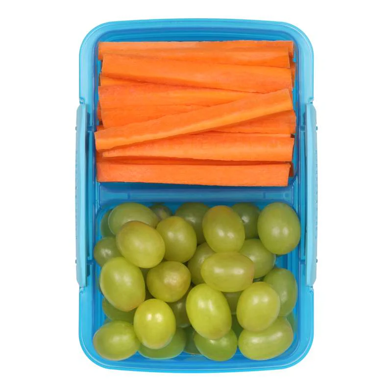 Sistema Snack box - Small Split - 350ml - Blue  - Image 5