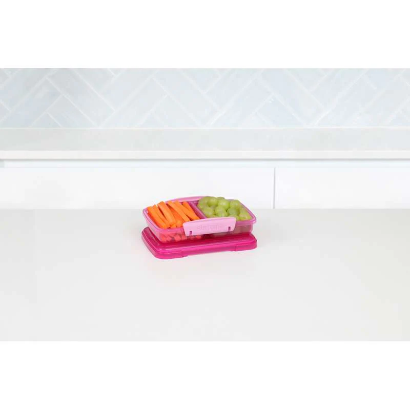 Sistema Snack box - Small Split - 350ml - Pink  - Image 3