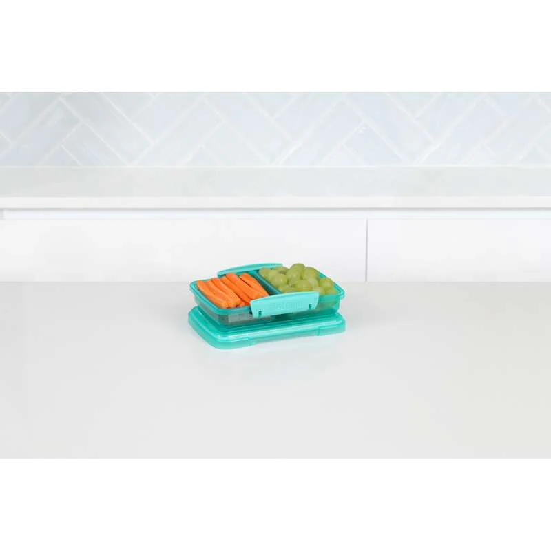 Sistema Snack box - Small Split - 350ml - Teal  - Image 3