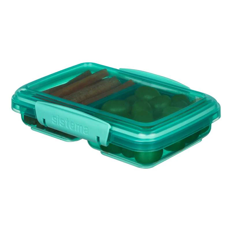 Sistema Snack box - Small Split - 350ml - Teal  - Image 4