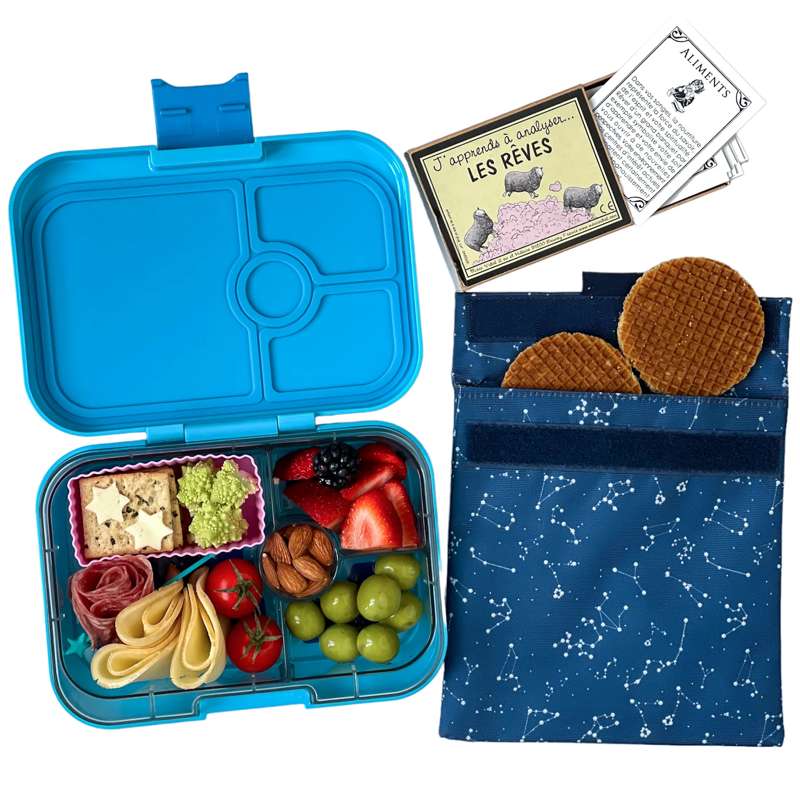 Yumbox Lunch box - Panino - 4 compartments - Luna Aqua/Zodiac  - Image 3