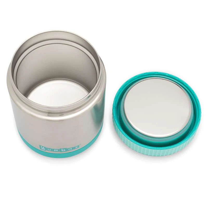 Yumbox Zuppa Thermal Food Container with Spoon - 415 ml. - Caicos Aqua  - Image 3