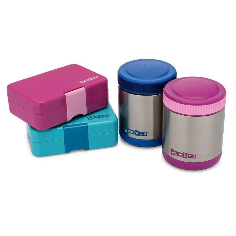 Yumbox Zuppa Thermo Food Container with Spoon - 415 ml. - Neptune Blue  - Image 4